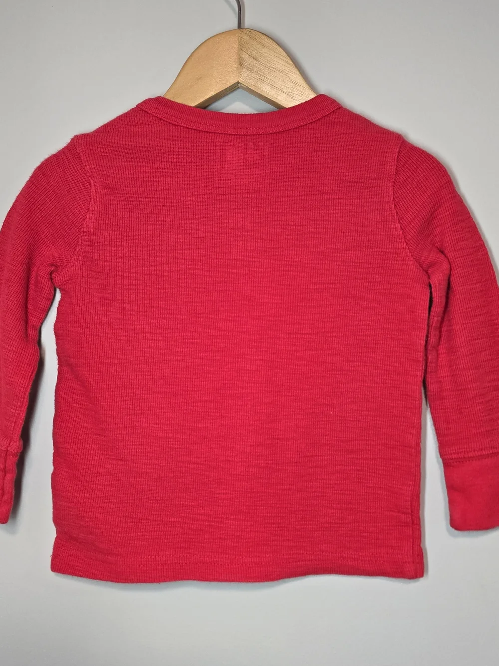 GAP Kids Red Long-Sleeve Thermal Top